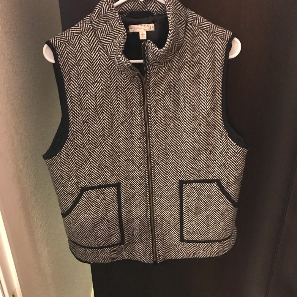 Black and White Vest